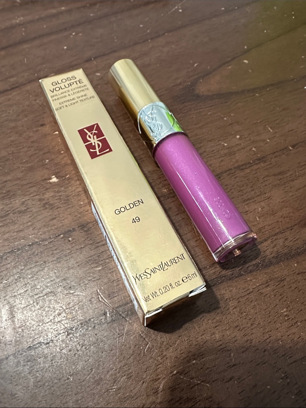 Yves Saint Laurent Gloss Volupté Lip Gloss - Pink (Golden 49)
